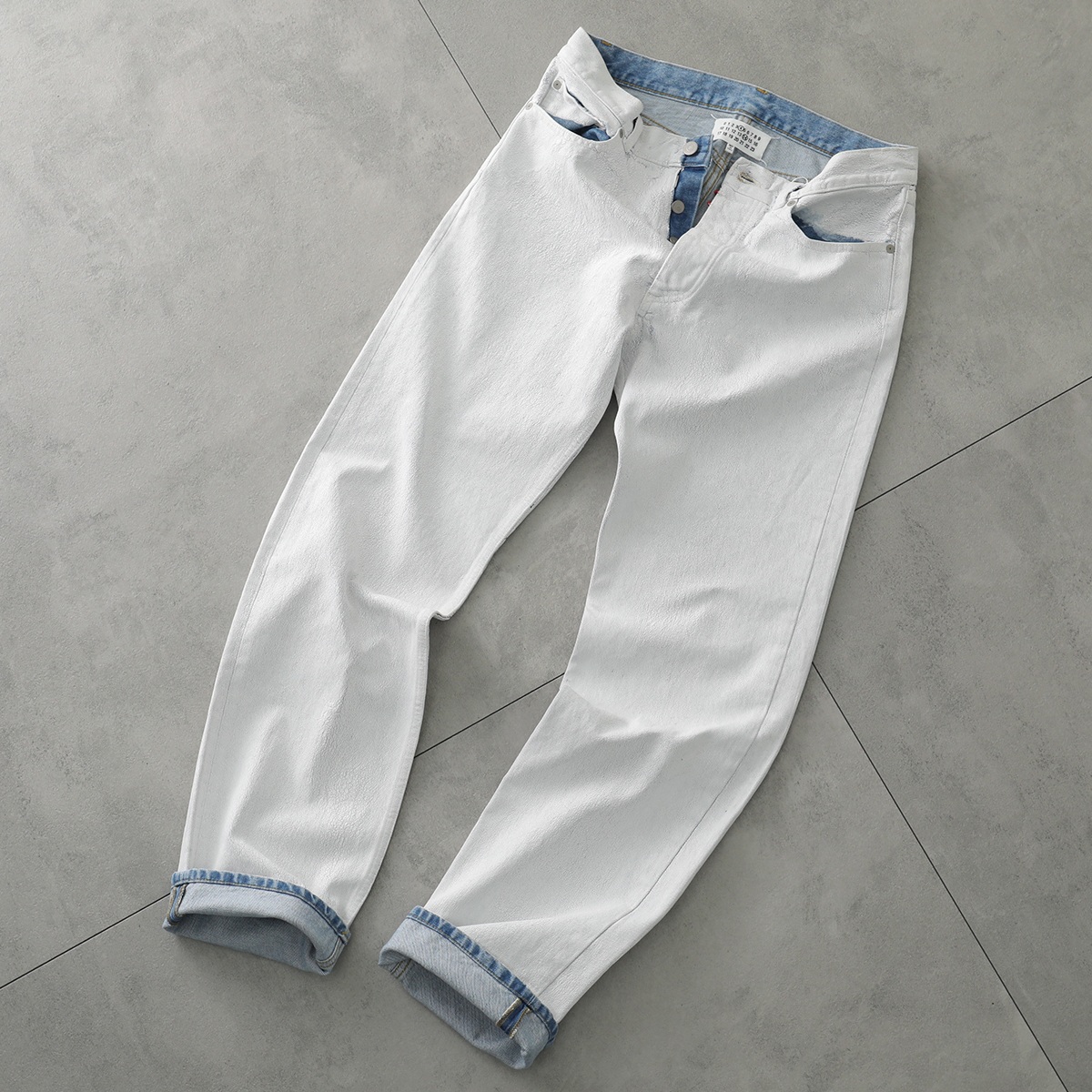 ラスト１【新品】Maison Margiela スキニー ホワイト デニム 36 ラスト1【新品】Maison Margiela スキニー ホワイト デニム 36
