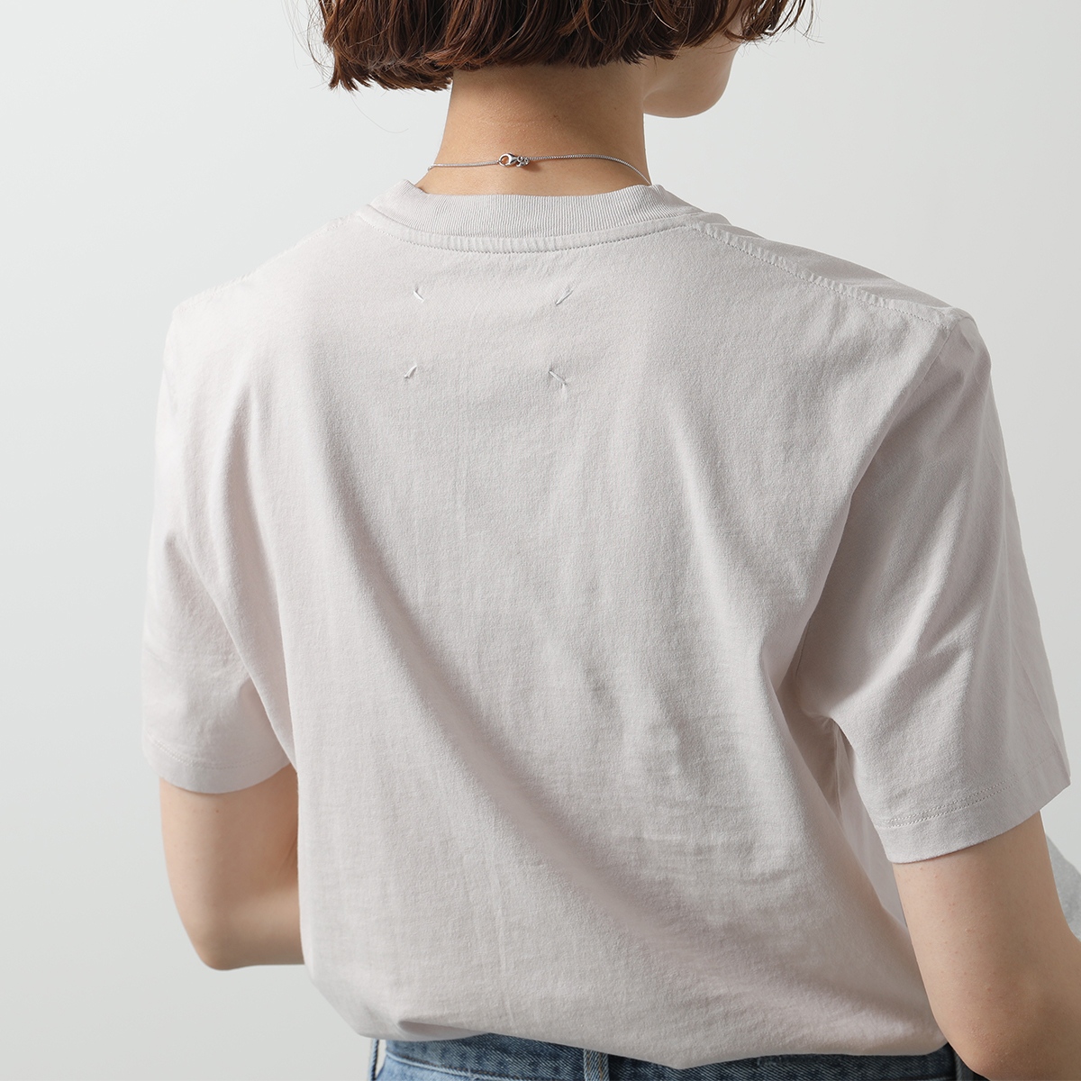MAISON MARGIELA メゾンマルジェラ Tシャツ 【1枚単品】S50GC0710  S23973 レディース 半袖 カットソー クルーネック コットン 4ステッチ カラー3色 | Maison Margiela | 03