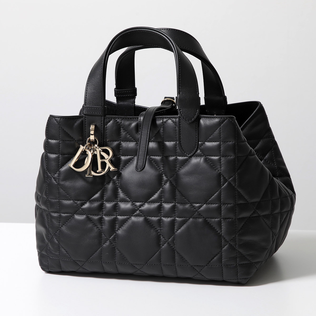 【要在庫確認】 DIOR ミディアム ディオール アンジュ バッグ 黒 Christian Dior ディオール ハンドバッグ Toujours トゥジュール
