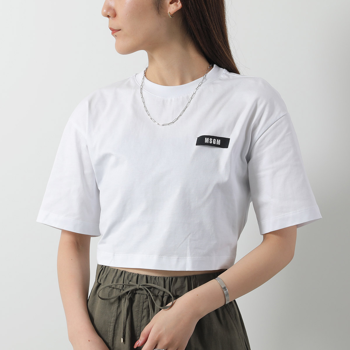 MSGM エムエスジーエム Tシャツ MDM116 257002 レディース 半袖