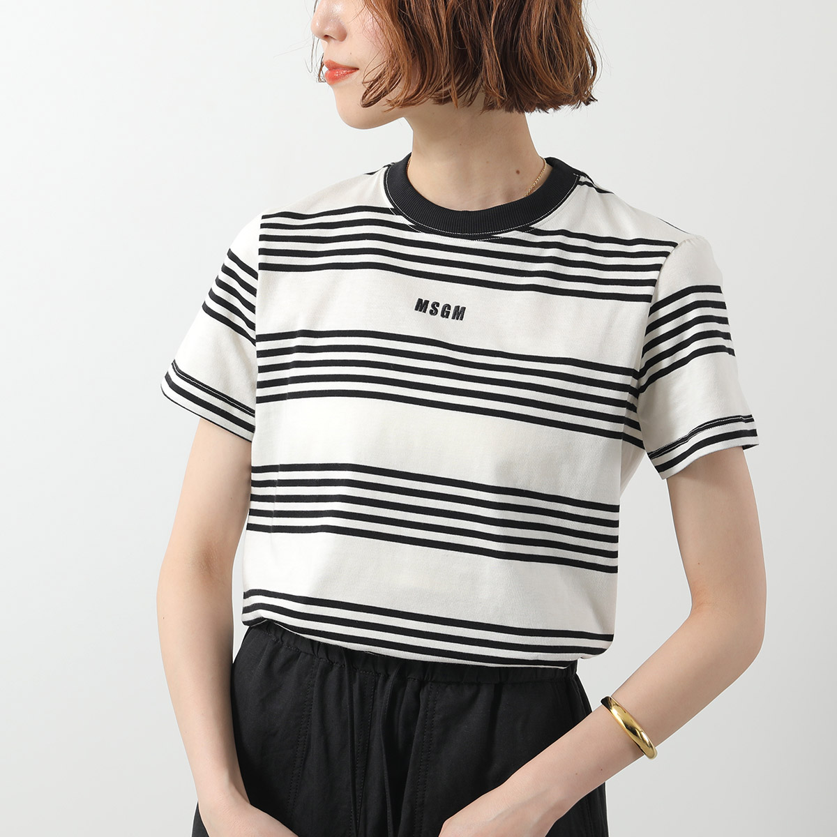 MSGM ツトンストライフTシャツ 3841MDM138257128 11 MSGM ツトンストライフTシャツ 3841MDM138257128 11 (MSGM/T