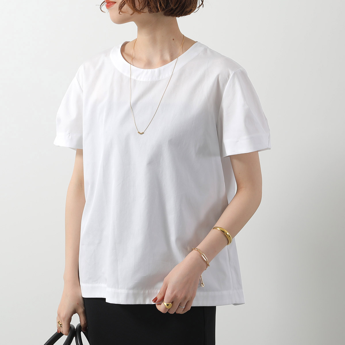 S Max Mara エス マックスマーラ ブラウス ホワイト サイズ:表記なし / ノースリーブ ブラウス / クルーネック タック スリット / トップス シャツ カットソー【レディース】【中古】 楽天市場】S Max Mara エス マックスマーラ ブラウス ホワイト サイズ