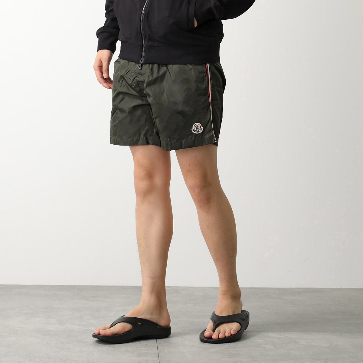 MONCLER メンズ 水着 S ネイビー モンクレール メンズ 水着 スイムショーツ ショートパンツ S
