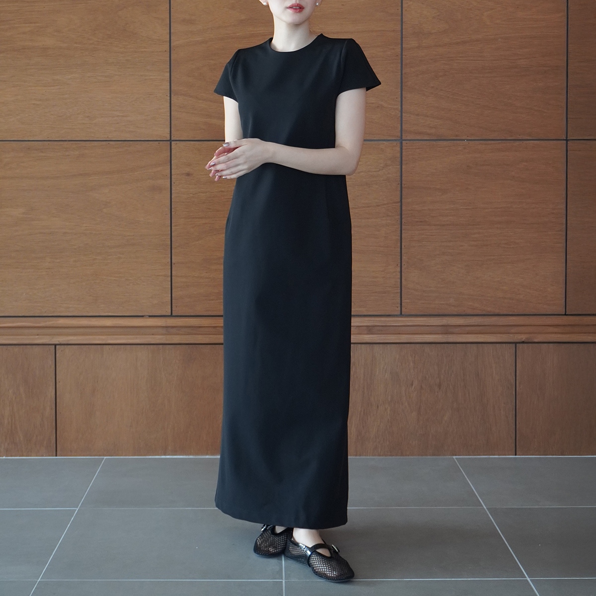 TWILL ツイル ワンピース CAP SLEEVE I LINE DRESS TW25147 レディース 
