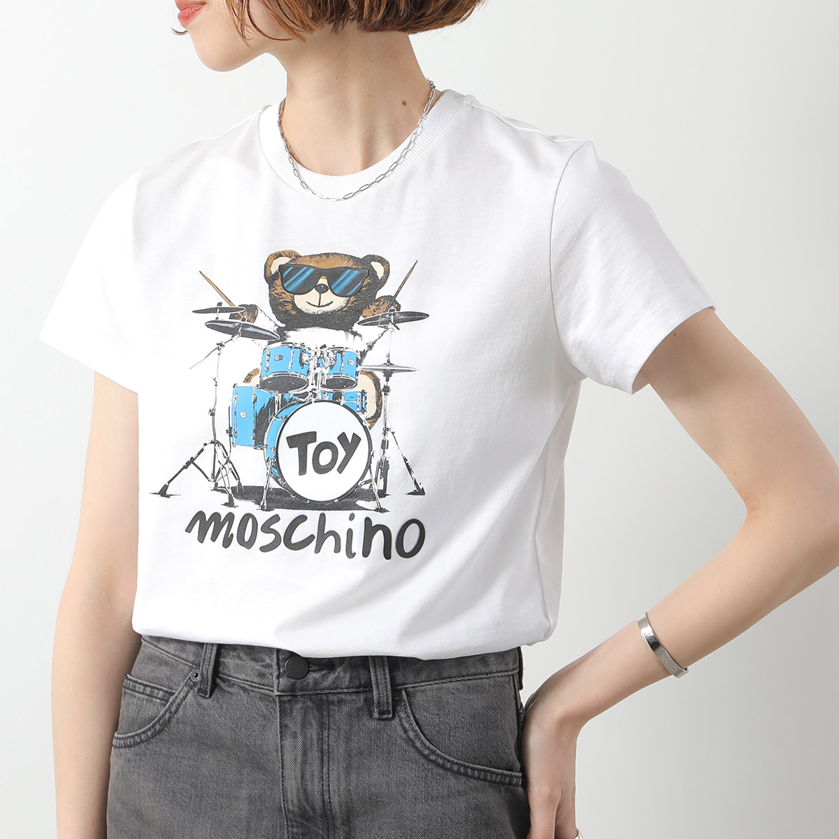 MOSCHINO モスキーノ Tシャツ 夏 半袖 - メルカリ