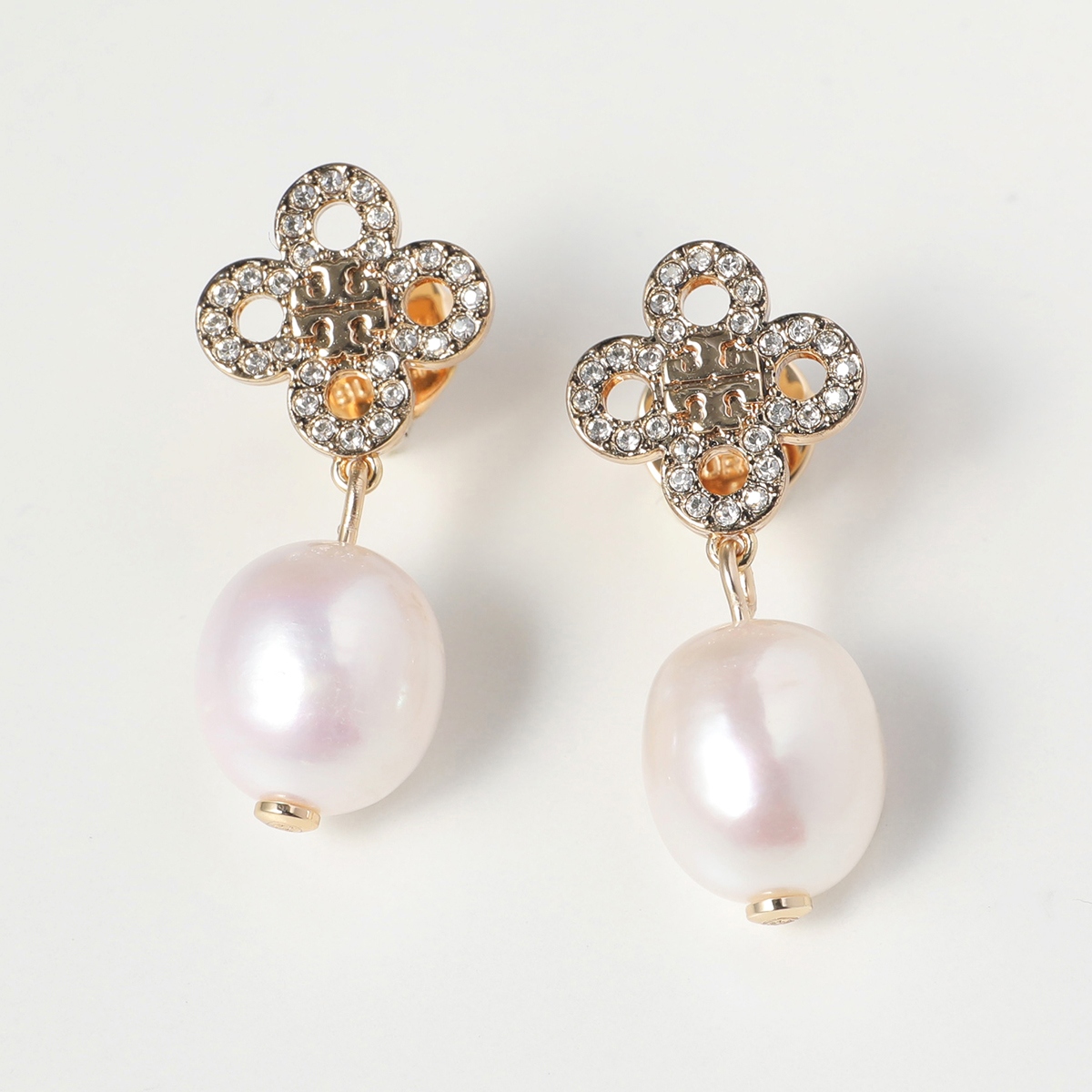 TORY BURCH トリーバーチ ピアス KIRA CLOVER PEARL DROP キラ