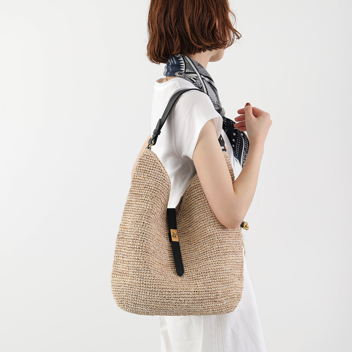 ヴィオラドーロ かごバッグ SANDORO サンドロ V-8698 美品 VIOLAd'ORO ヴィオラドーロ カゴバッグ SANDRO サンドロ V-8698