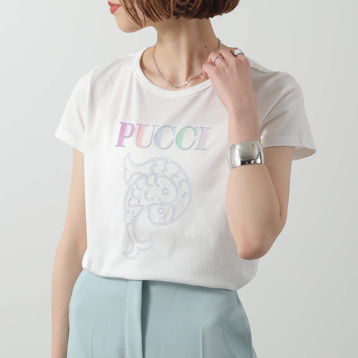 楽天市場】EMILIO PUCCI エミリオプッチ 半袖 Tシャツ 2ETP61