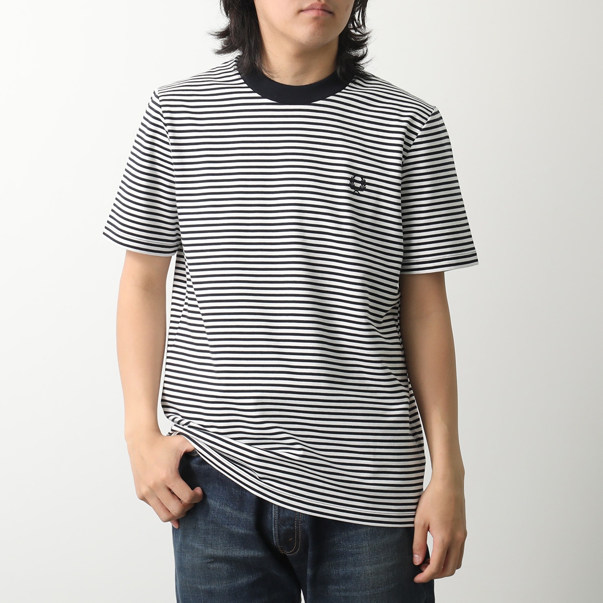 フレッドペリー　ＦＲＥＤ　ＰＥＲＲＹ　ボーダー　Ｔシャツ　Ｍ6581 楽天市場】[期間SALE] FRED PERRY/フレッドペリー FINE STRIPE