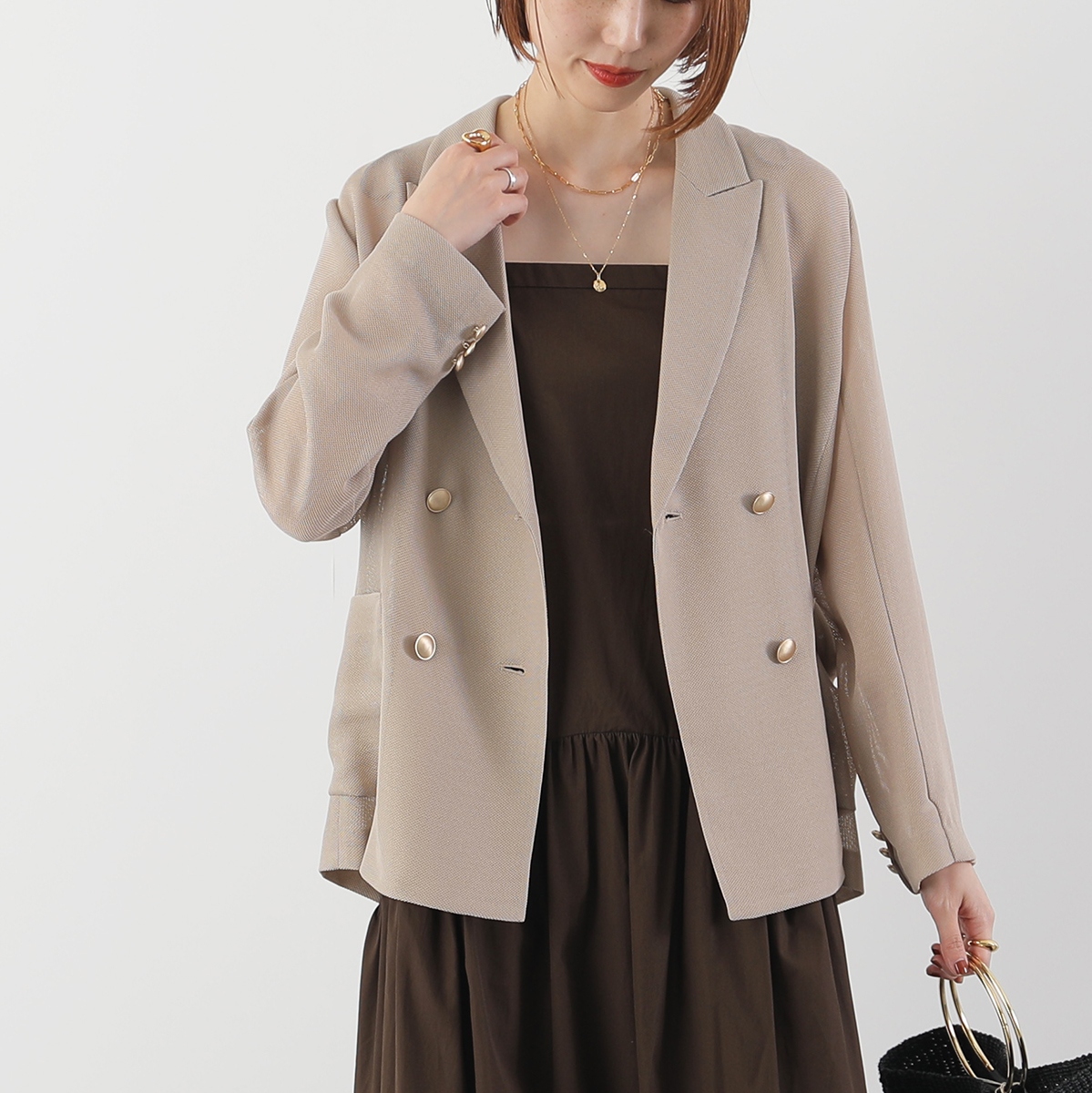 Dignite Collier ジャケット 80254200 メッシュ ディニテコリエ Dignite collier Dignite Collier ジャケット