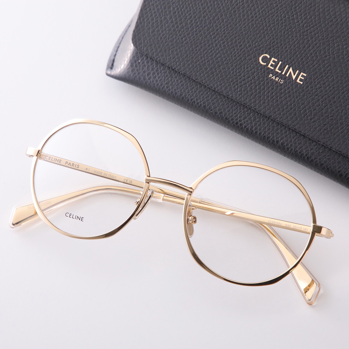 CELINE セリーヌ メガネ CL50133U ラウンド型 めがね メタル