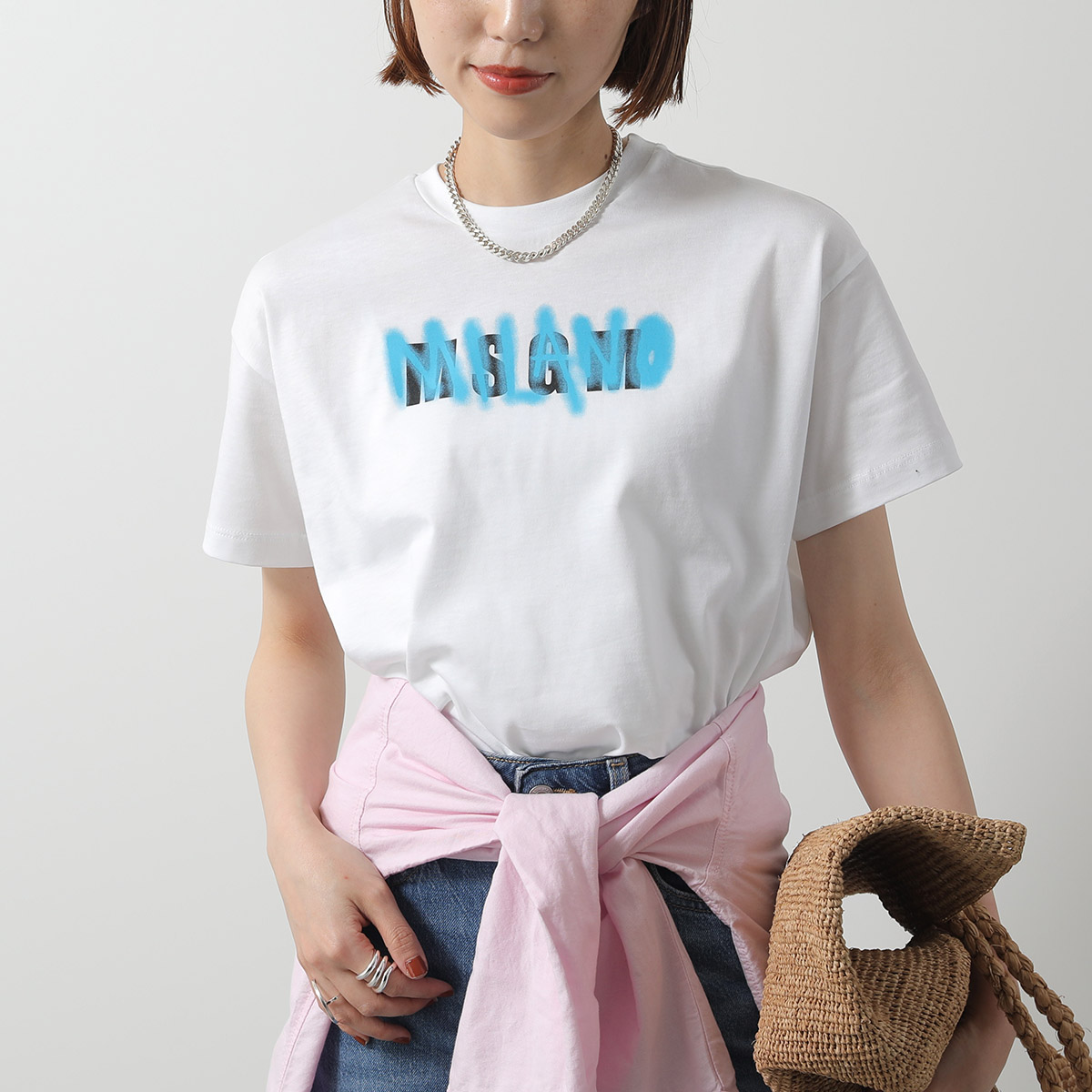 MSGM KIDS エムエスジーエム キッズ Tシャツ S5MSJGTH217 レディース ガールズ 半袖 コットン クルーネック ロゴプリント カラー2色 MSGM KIDS エムエスジーエム キッズ Tシャツ S5MSJGTH217