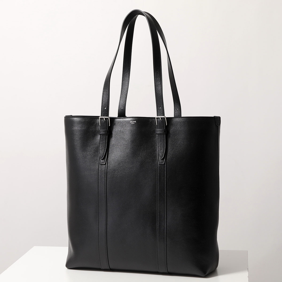CELINE トートバッグ CABAS WITH BUCKLE ☆CELINE☆ ラージ カバ タイス / ラフィア テキスタイル