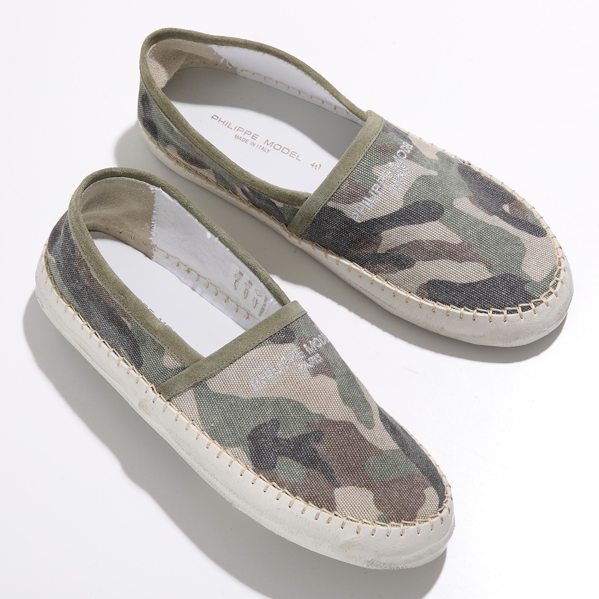 PHILIPPE MODEL スリッポン MRLD カモフラージュ柄 PHILIPPE MODEL フィリップモデル スリッポン MRLD メンズ
