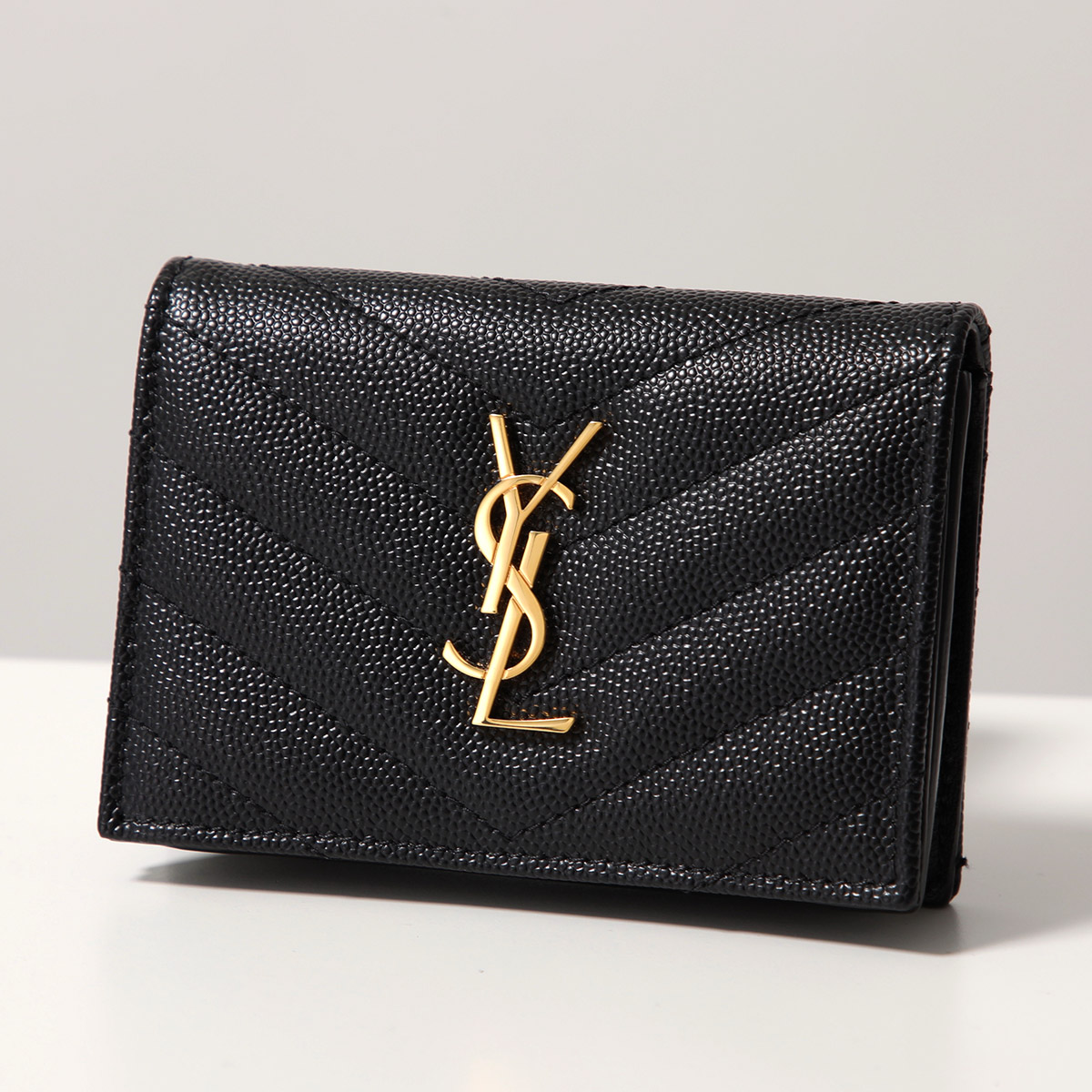 美品‼️SAINT LAURENT ネイビー　名刺入れ サンローラン SAINT LAURENT カードケース 名刺入れ 469338BTY7N