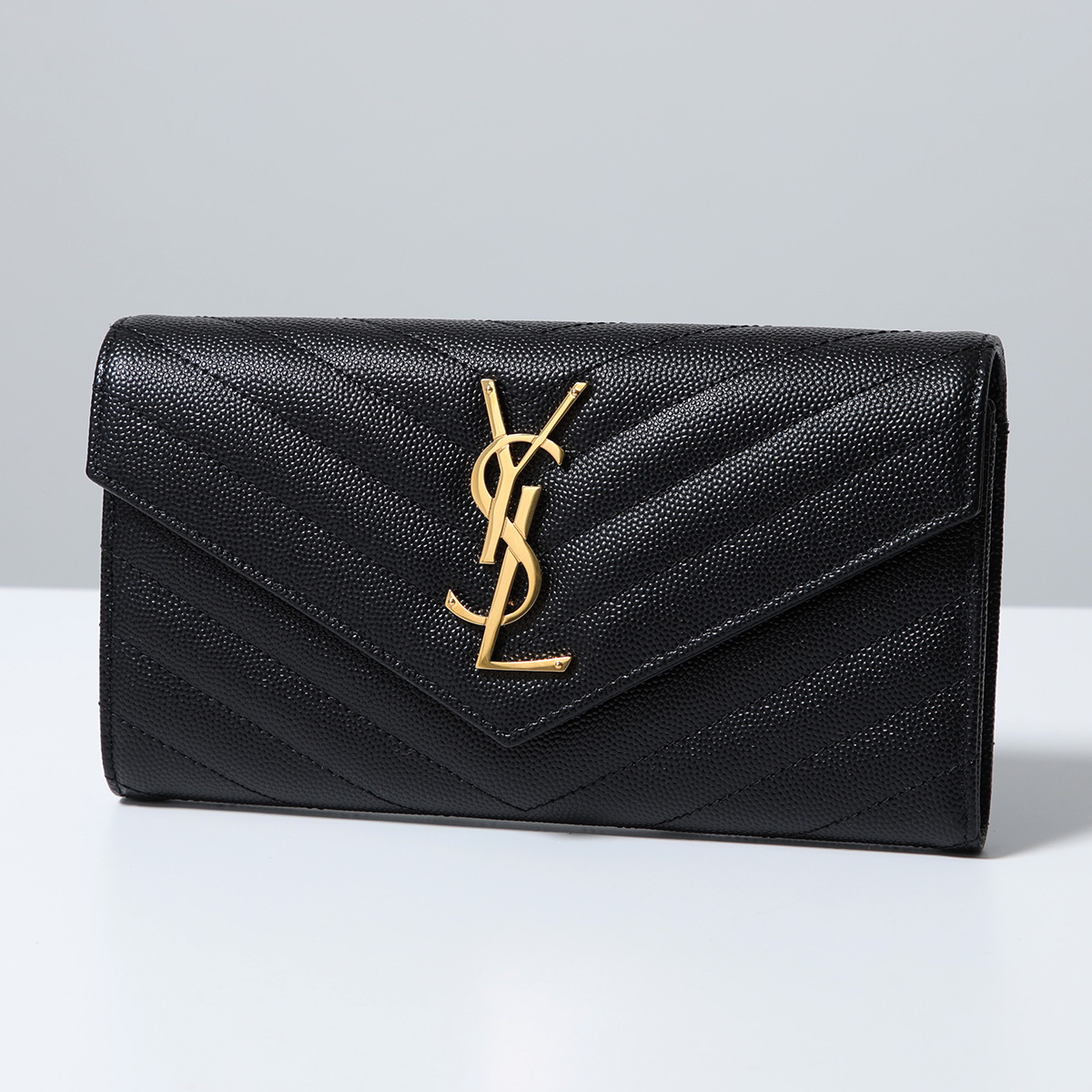 SAINT LAURENT サンローラン 二つ折り長財布 372264 BOW01 レディース