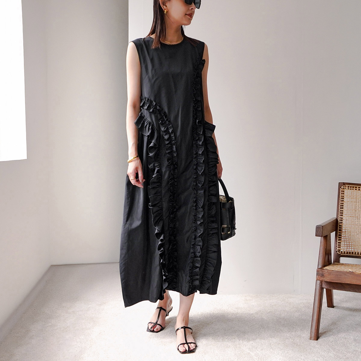 anana アナナ ワンピース a39-037 レディース コクーン