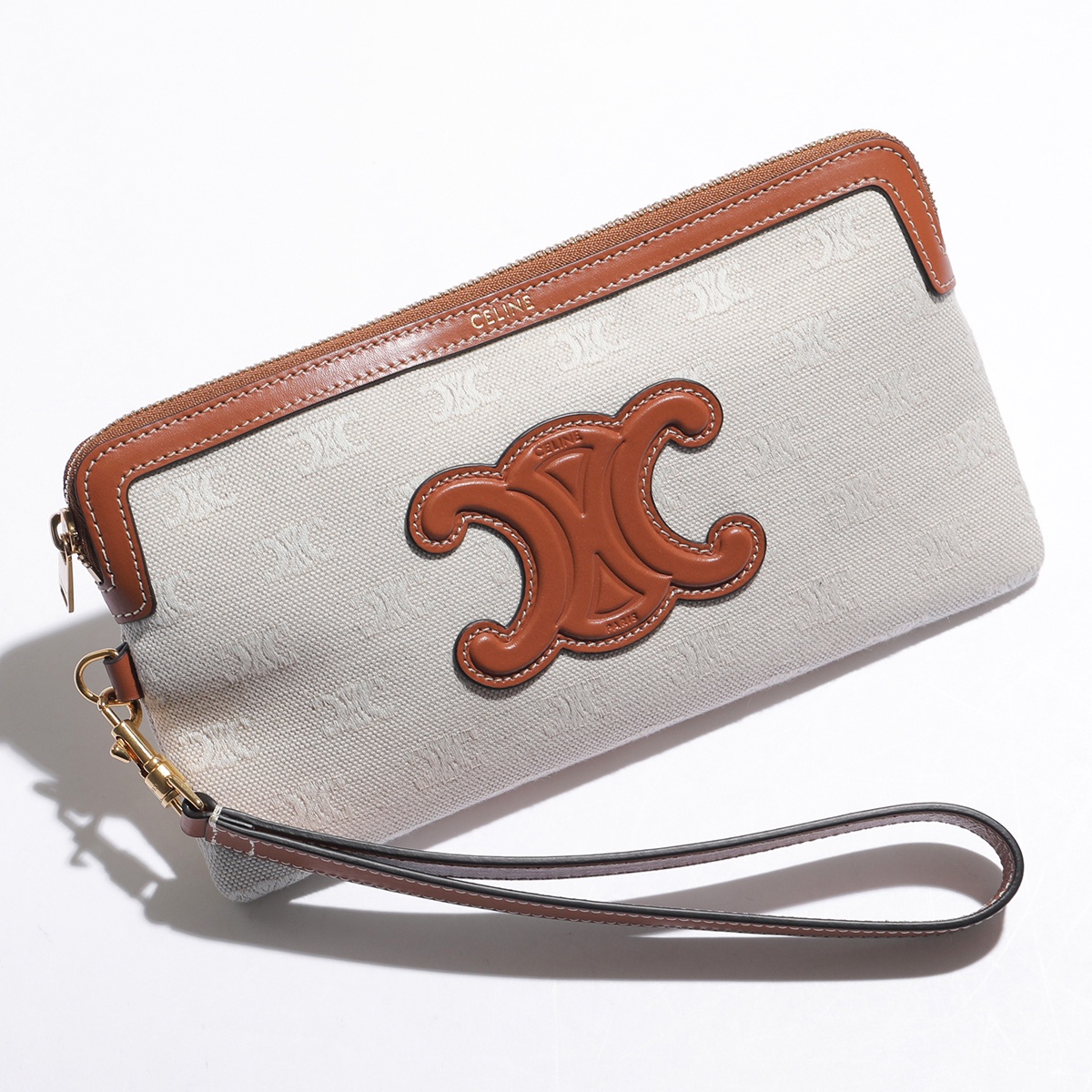 CELINE セリーヌ ポーチ Long Pouch with strap 10K672FDZ.02NT