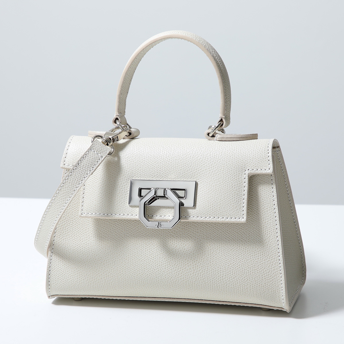 CARBOTTI LICIA241 レザーハンドバッグ ベージュ 【公式通販】