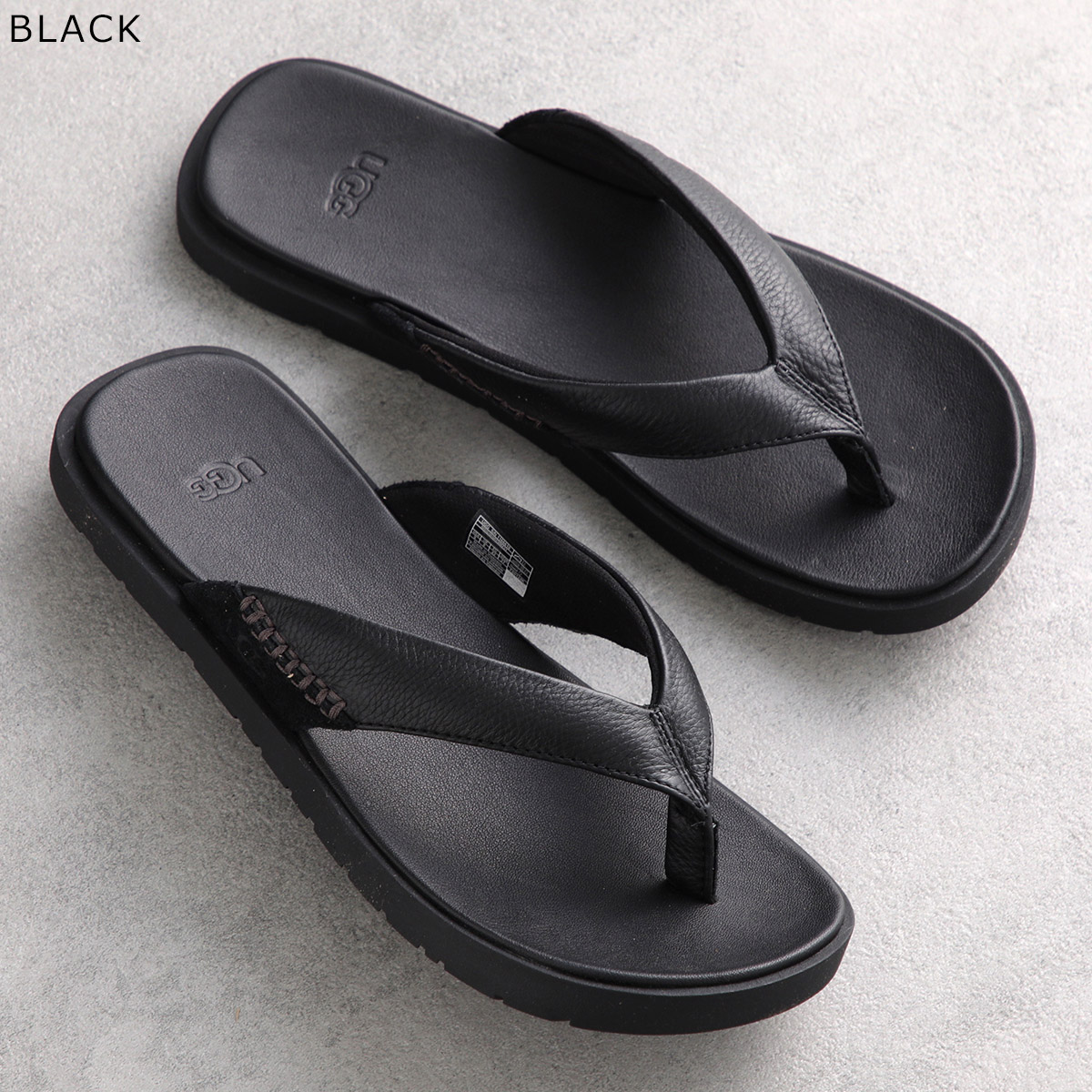 UGG アグメンズ サンダル 9/27cm レザー ブラック 黒 UGG メンズ サンダル(ファッション)のおすすめ人気商品一覧