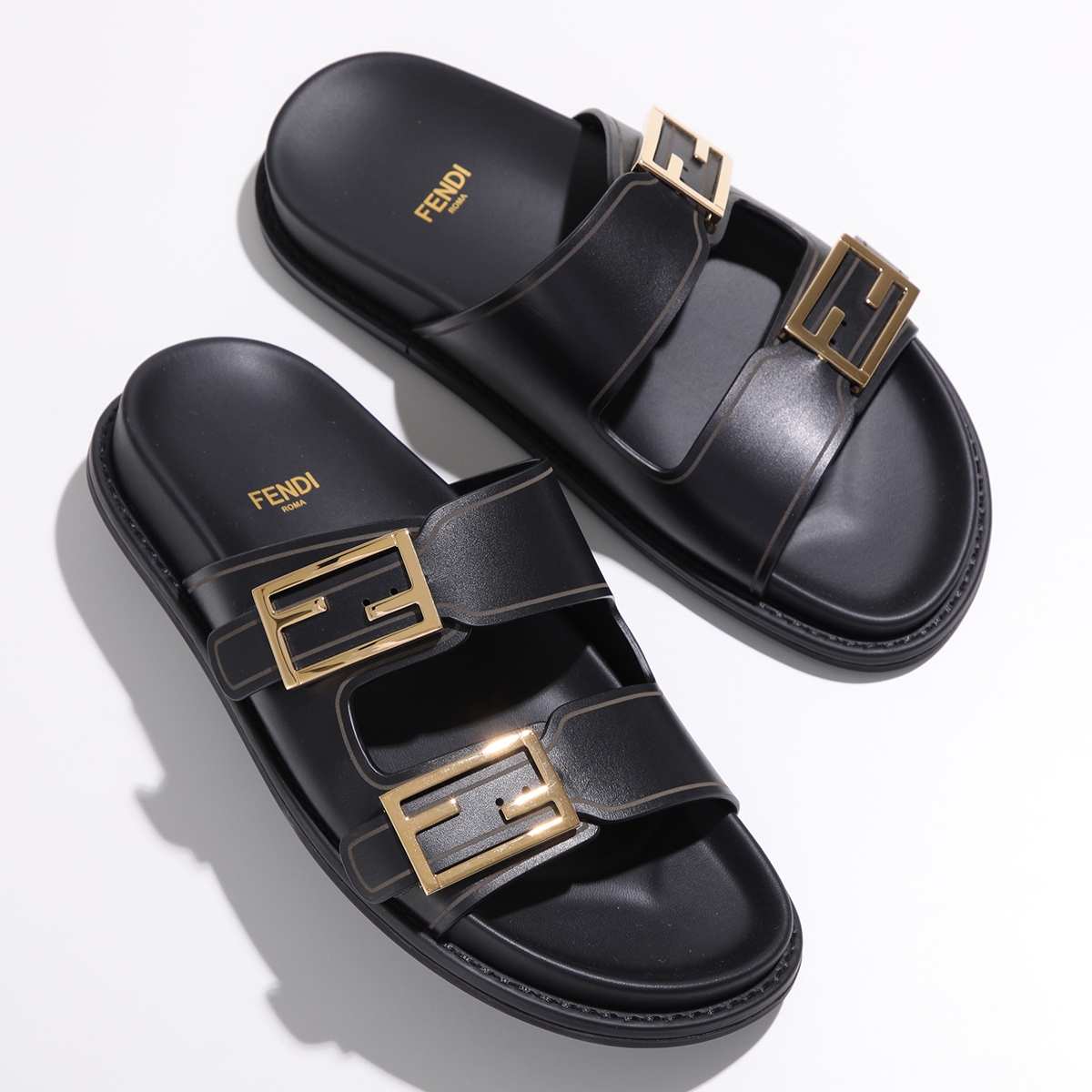 フェンディ FENDI パンプス 靴 シューズ メッシュ レザー