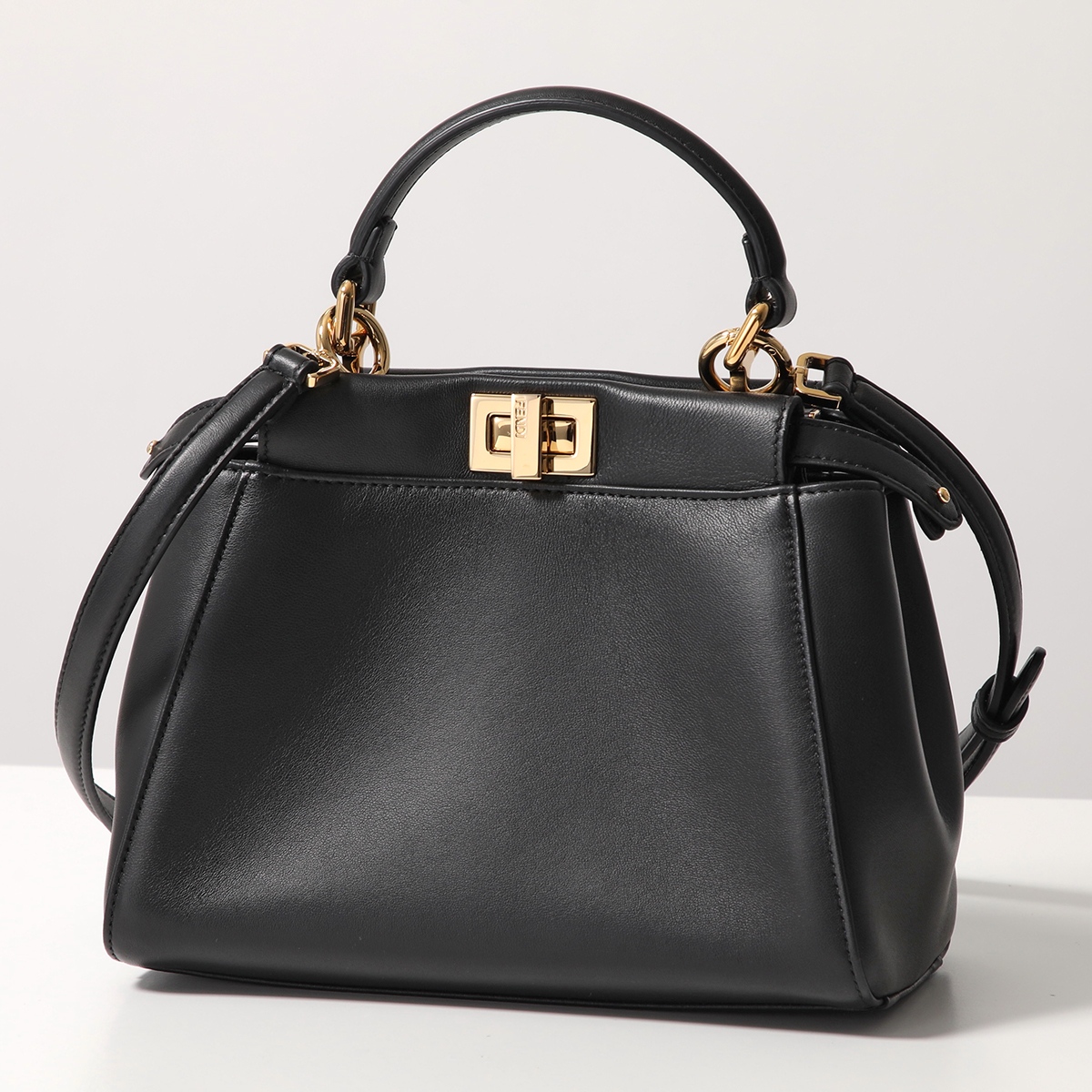 fendi ミニピーカブー ピーカブー ミニ カーフレザー グレー | Fendi
