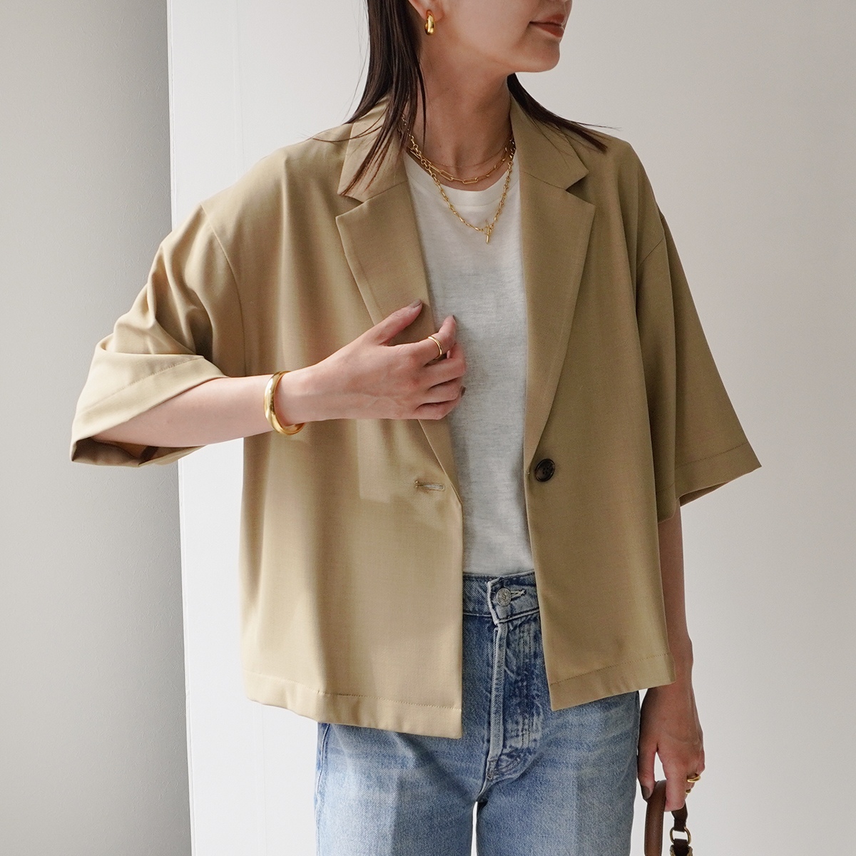 CLOCHE ジャケット 85615 テーラード 接触冷感 cloche CLOCHE クロシェ ジャケット 85615 レディース