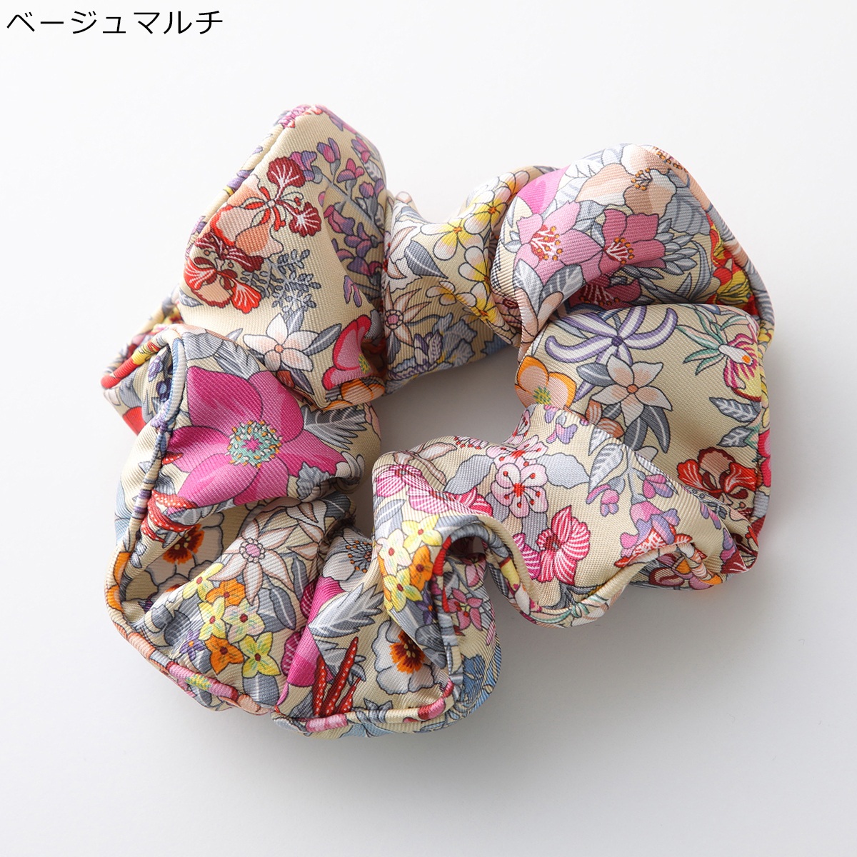 HERMES エルメス シュシュ クラウディア ブルーム CHOUCHOU
