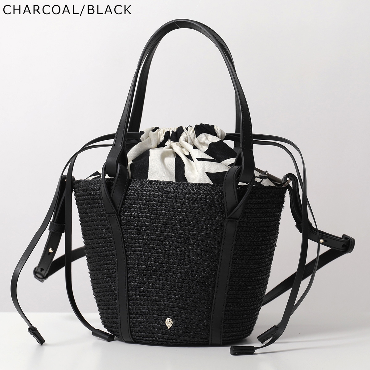 Helen Kaminski Bisou Mini Basket(黒) 2025 Helen Kaminski HELEN KAMINSKI ヘレンカミンスキー かごバッグ