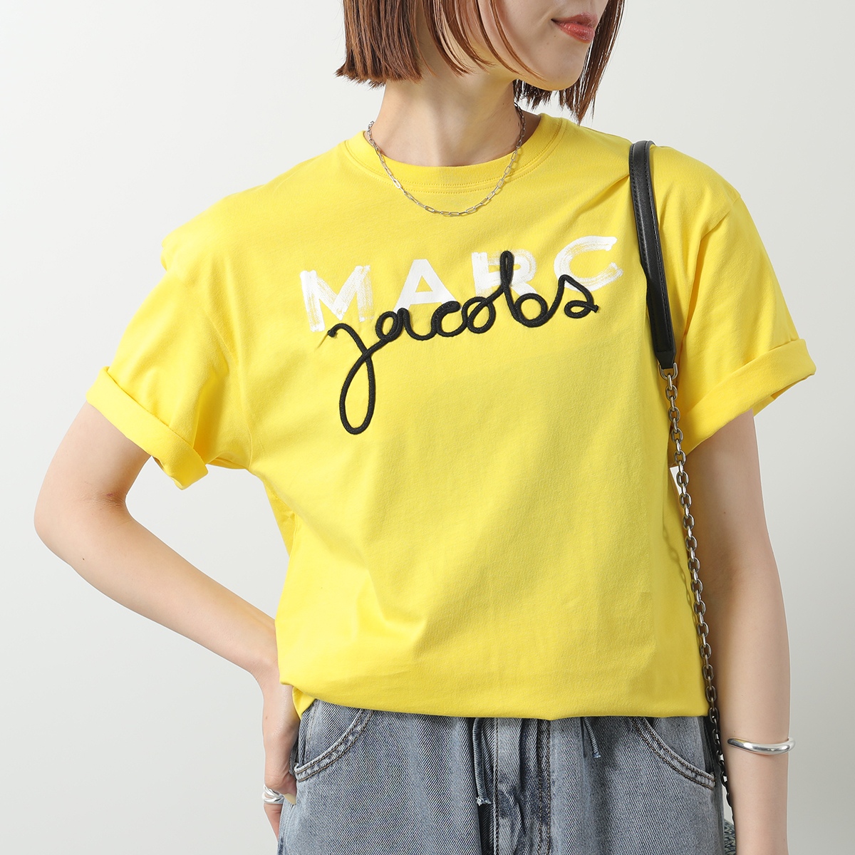 MARC JACOBS - マークジェイコブス オーバーサイズ Tシャツ 刺繍
