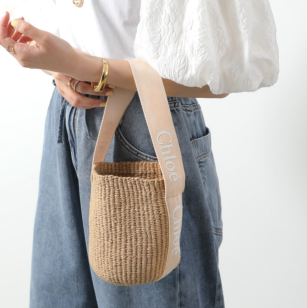 【ファッション通販】 キッズ クロエ Kids Chloe かごバッグ レディース C20425 バッグ
