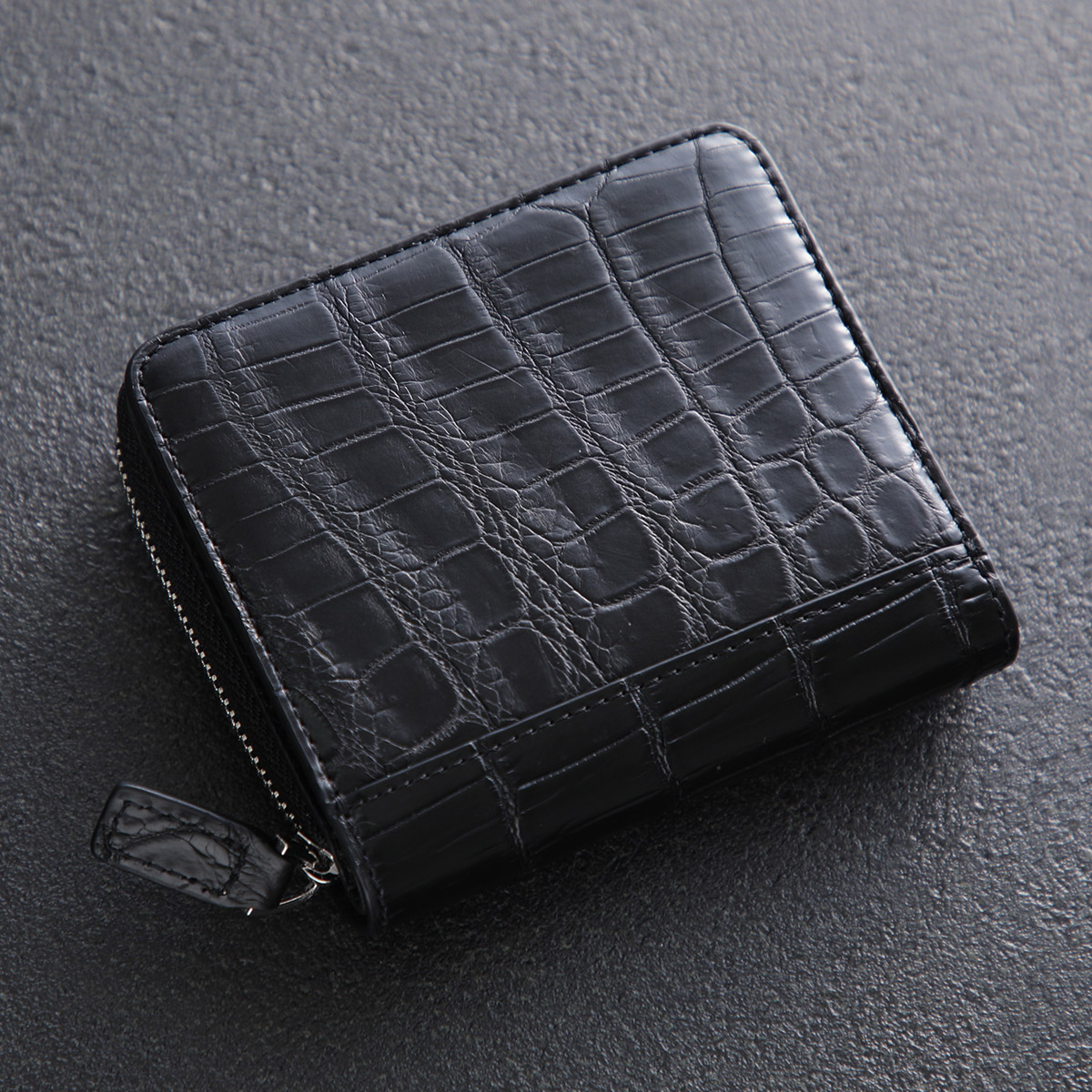 RODANIA The R ザアール リアルクロコダイル ニつ折り財布 275