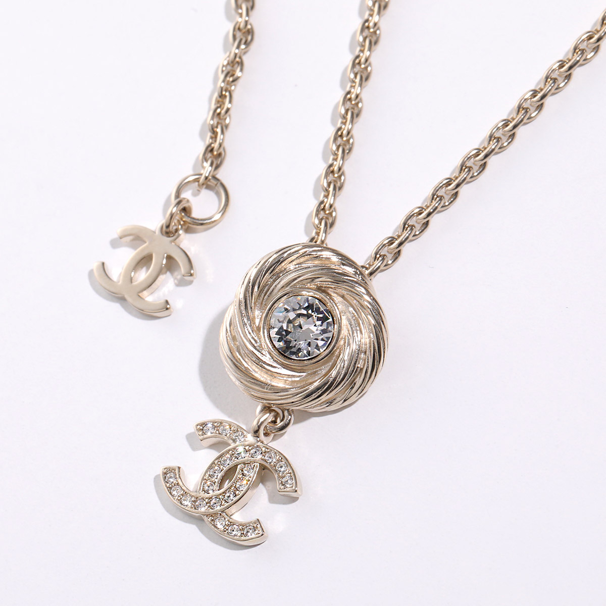 CHANEL シャネル ネックレス ABF840 B20552 メタル チェーン