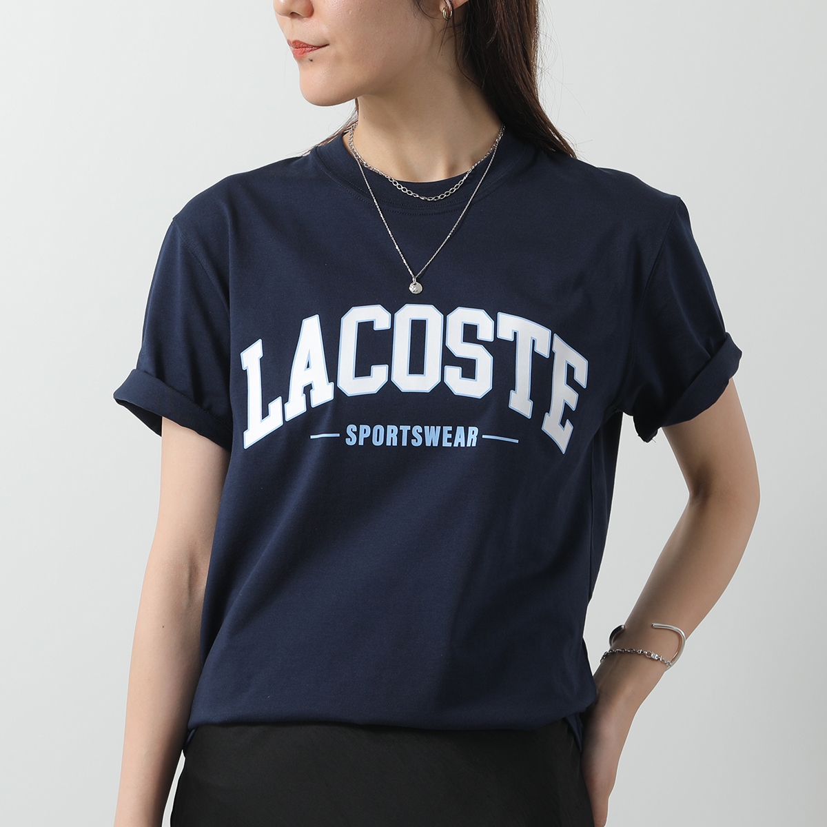 LACOSTE Tシャツ TH6565 半袖 カットソー LACOSTE Tシャツ TH6565 半袖 カットソー （HBP/ライトブルー