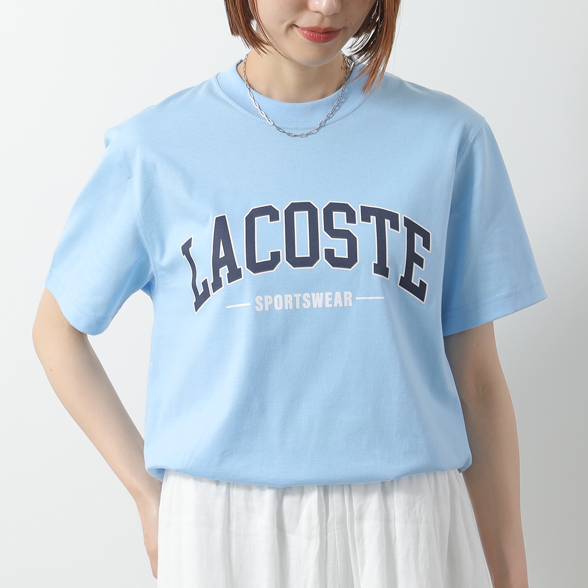 LACOSTE Tシャツ TH6565 半袖 カットソー LACOSTE ラコステ Tシャツ TH6565 レディース 半袖 カットソー