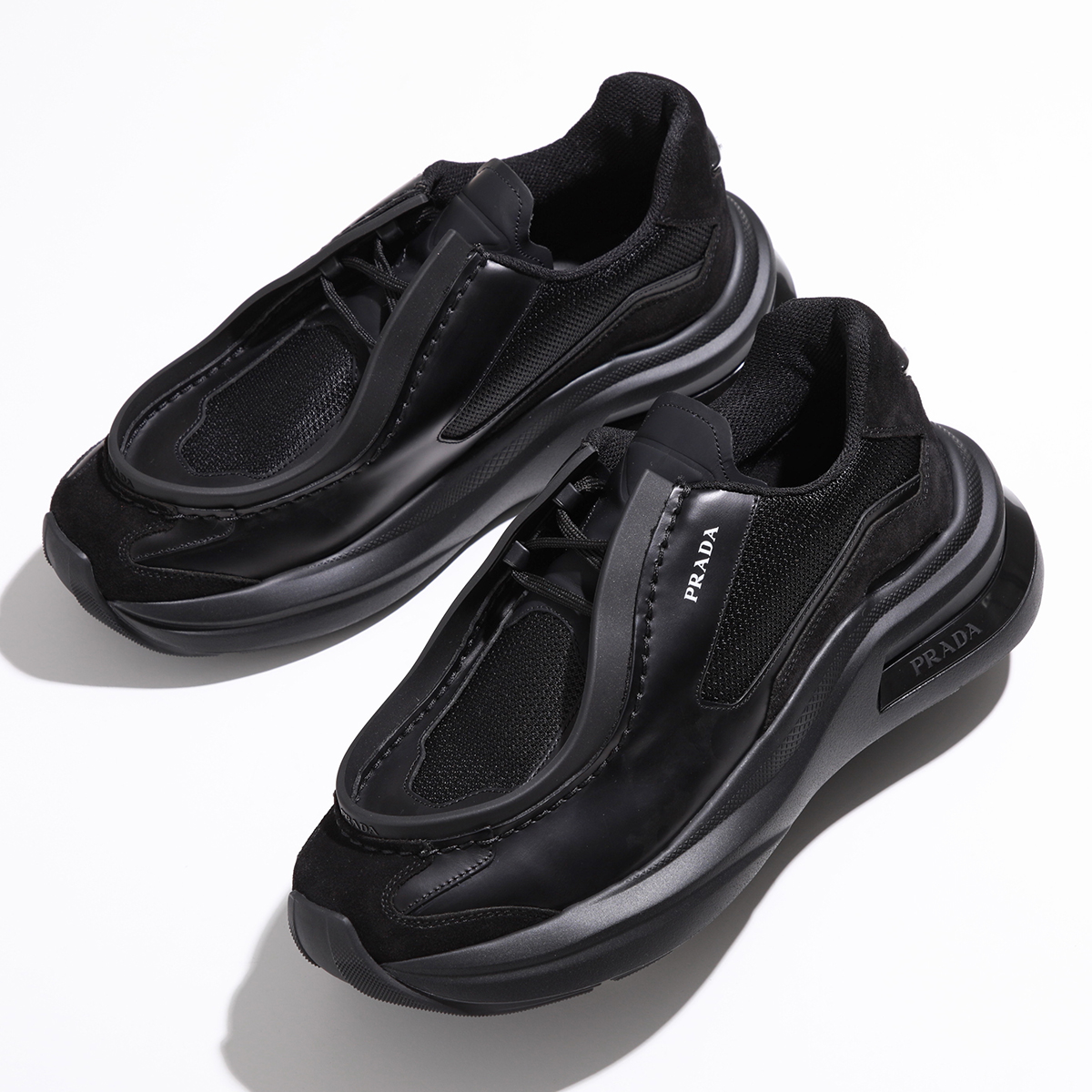 PRADA プラダ スニーカー 2EG424 3C37 メンズ 軽量ソール シュー