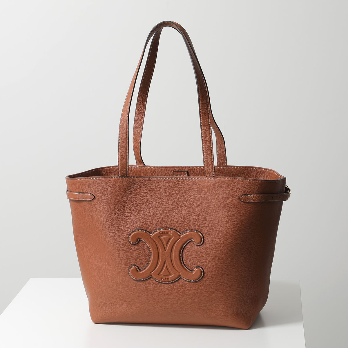 CELINE トートバッグ ブラウン/タン 中古・古着通販】CELINE (セリーヌ) トートバッグ ブラウン