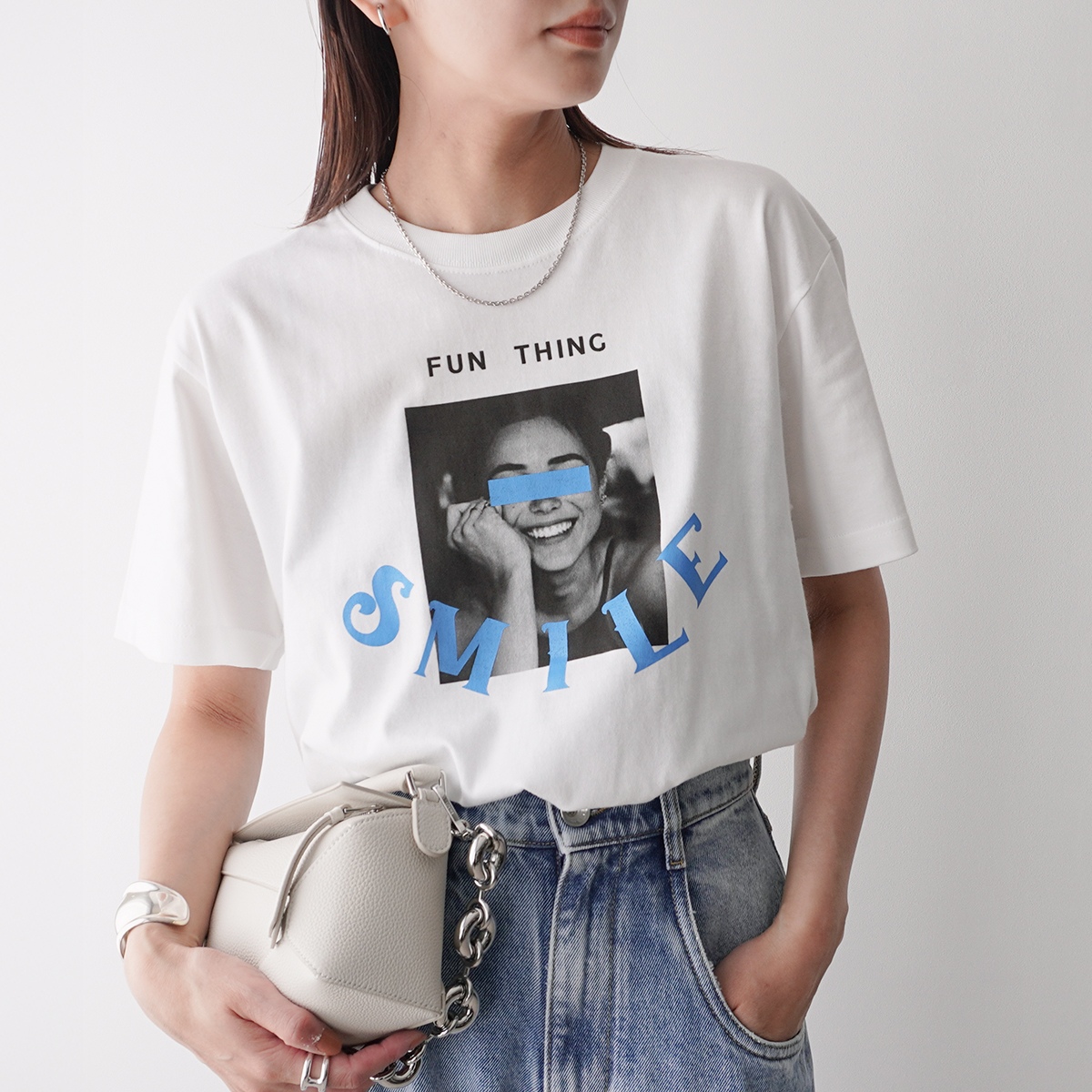 ANGE IN DISGUISE Tシャツ FUN THING 半袖 カットソー ANGE IN DISGUISE アンジインディスガイズ Tシャツ FUN THING