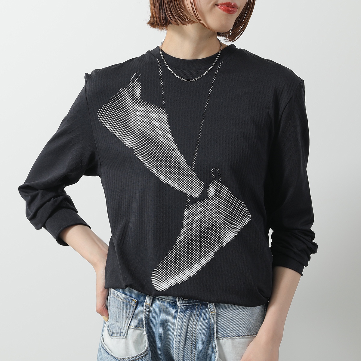 MM6 MAISON MARGIELA◆ SALOMON コラボ プリントTシャツ MM6 Maison Margiela MM6 Maison Margiela x Salomon Logo