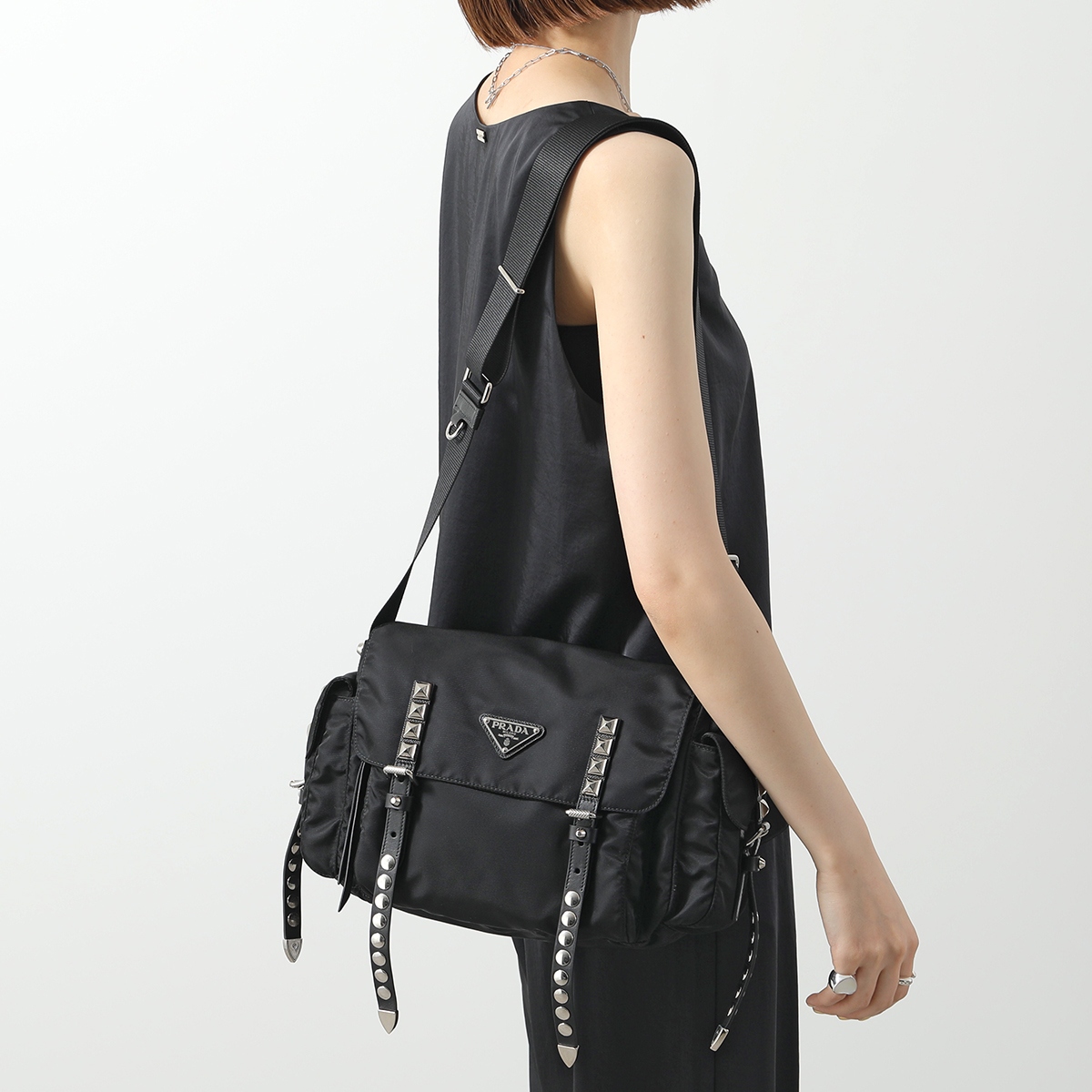 PRADA プラダ ショルダーバッグ 1BD118 2BYB レディース