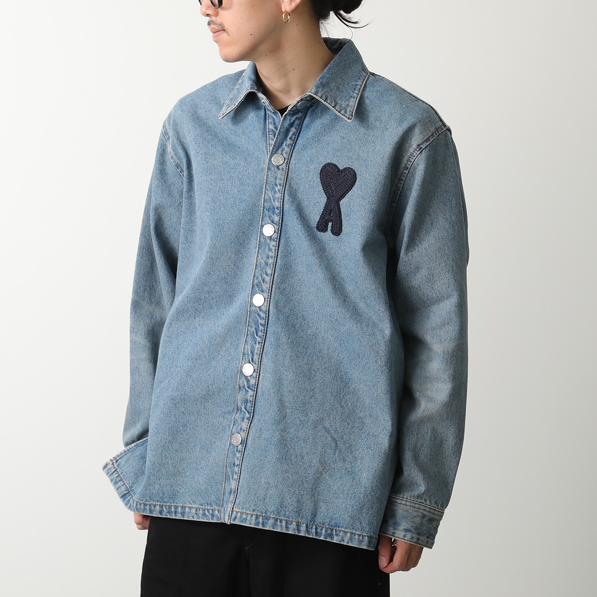一番の AMI Alexandre シャツ デニム アミパリス paris ami Mattiussi トップス