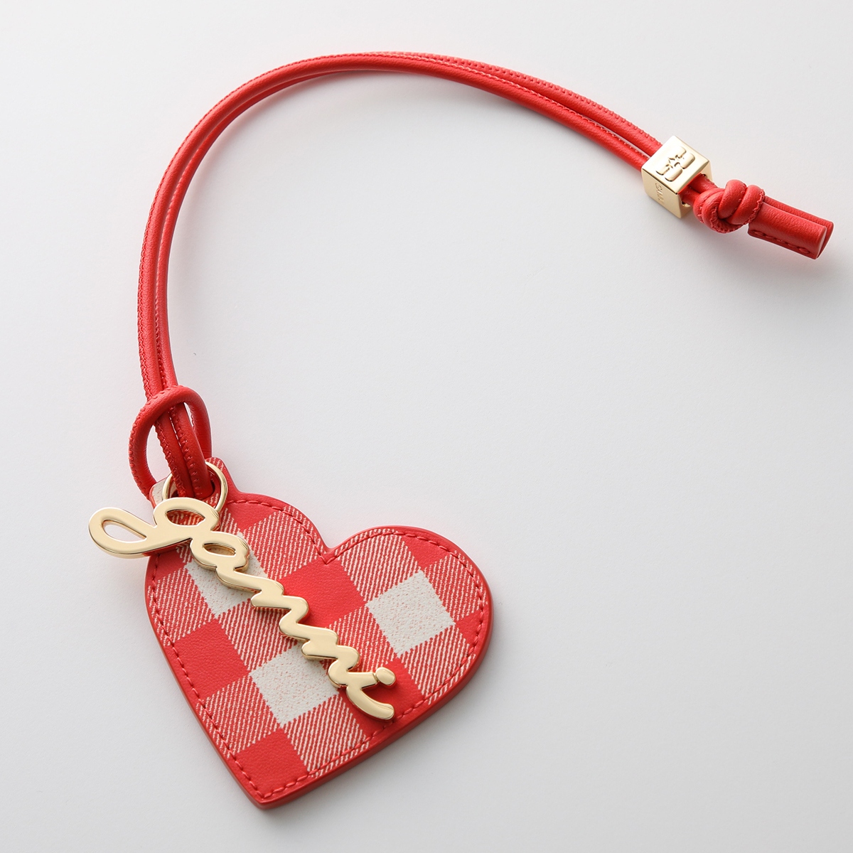 【大注目】GANNI ガニー ボウ ハートミラー チャーム GANNI ガニー バッグチャーム Ganni Bou Heart Mirror A6762