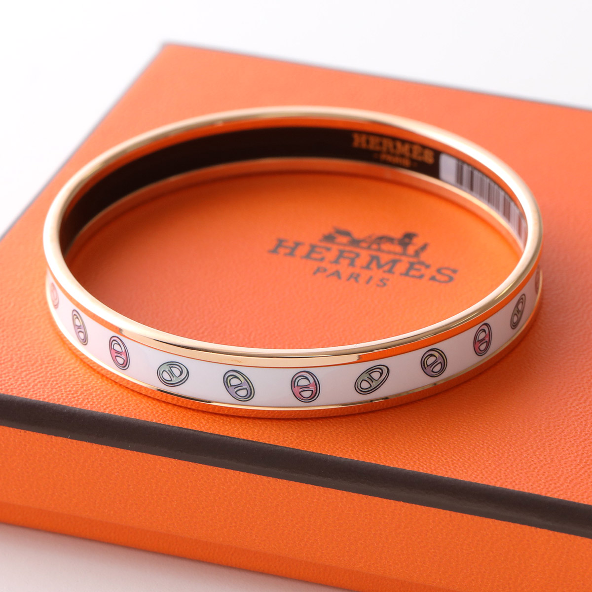 HERMES エルメス エナメルブレスレット ファン Funny Ice Cream