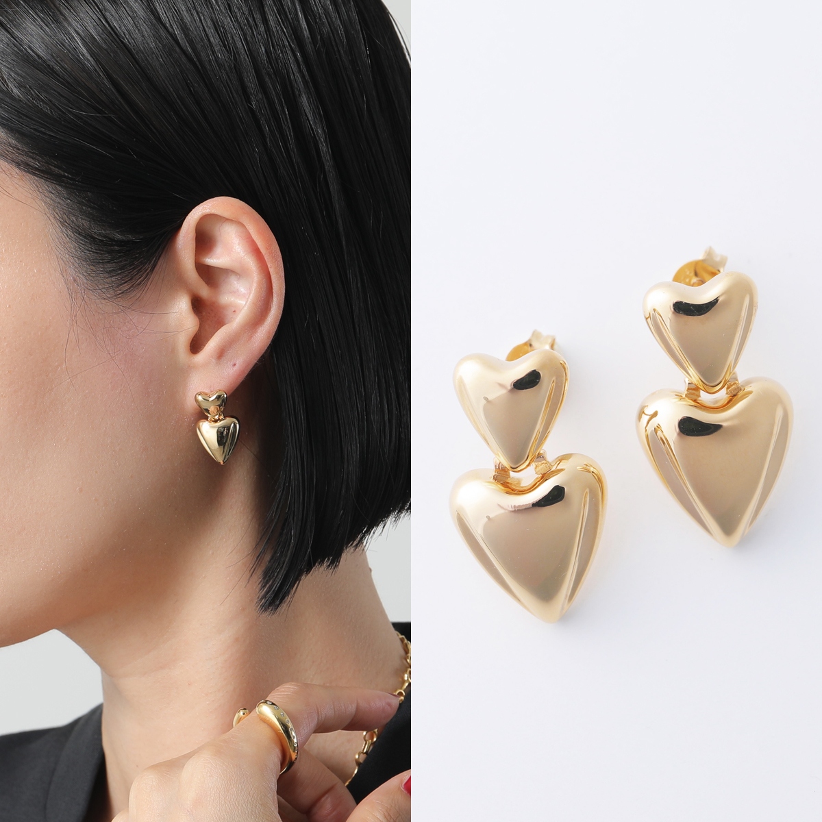 Otiumberg オティウムバーグ ピアス Heart Earrings OT0029-2703