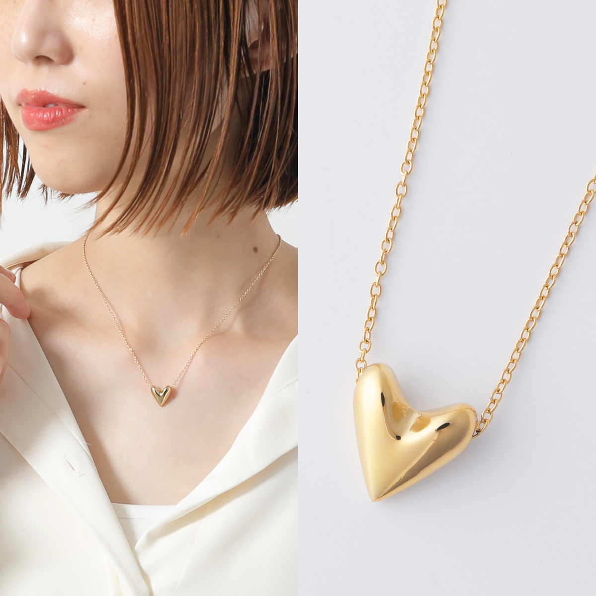 Otiumberg ネックレス Roscida Heart Pendant ONY25A-3155 Otiumberg オティウムバーグ ネックレス Roscida Heart Pendant