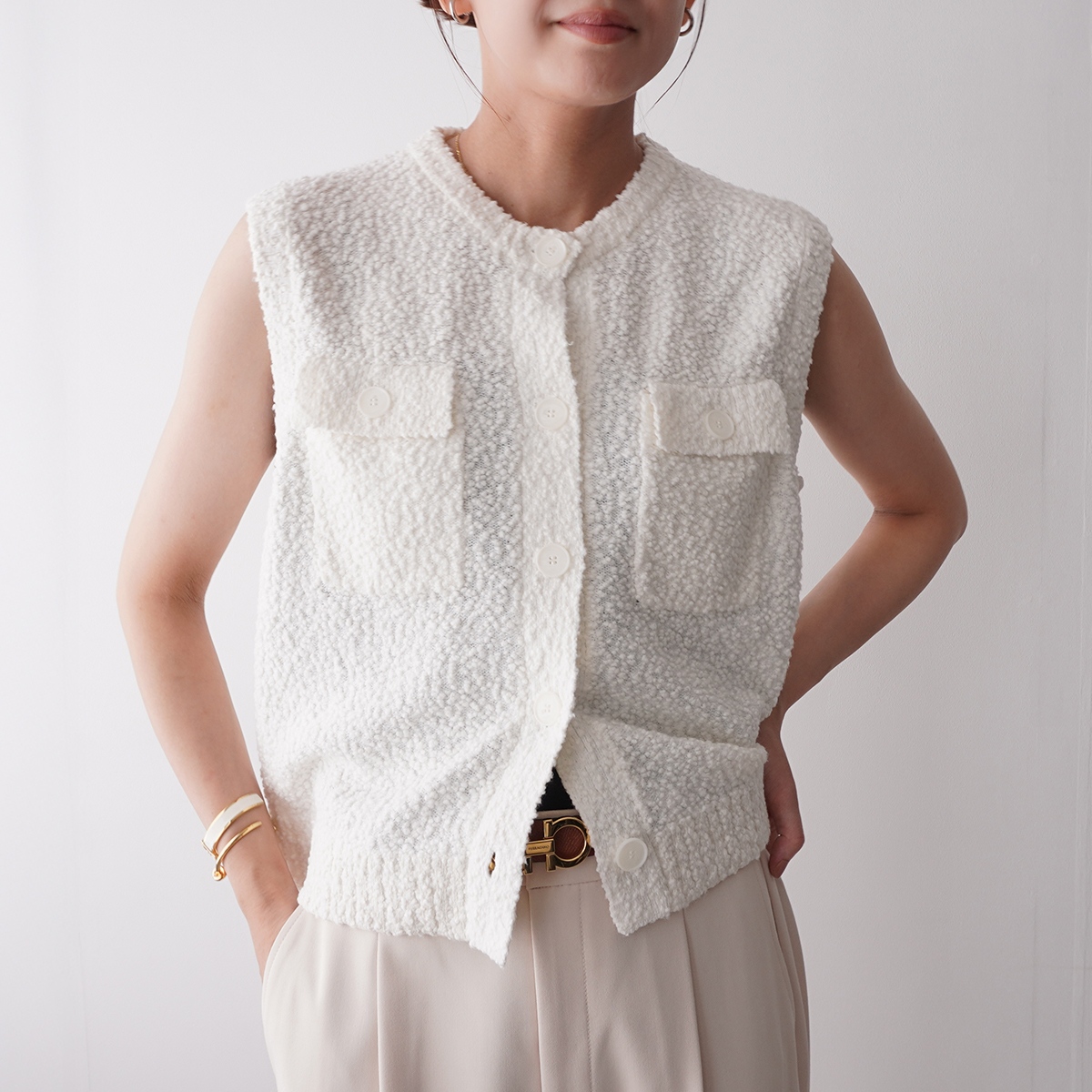 CEaRET シーレット ニットベスト 252015 レディース ブークレ