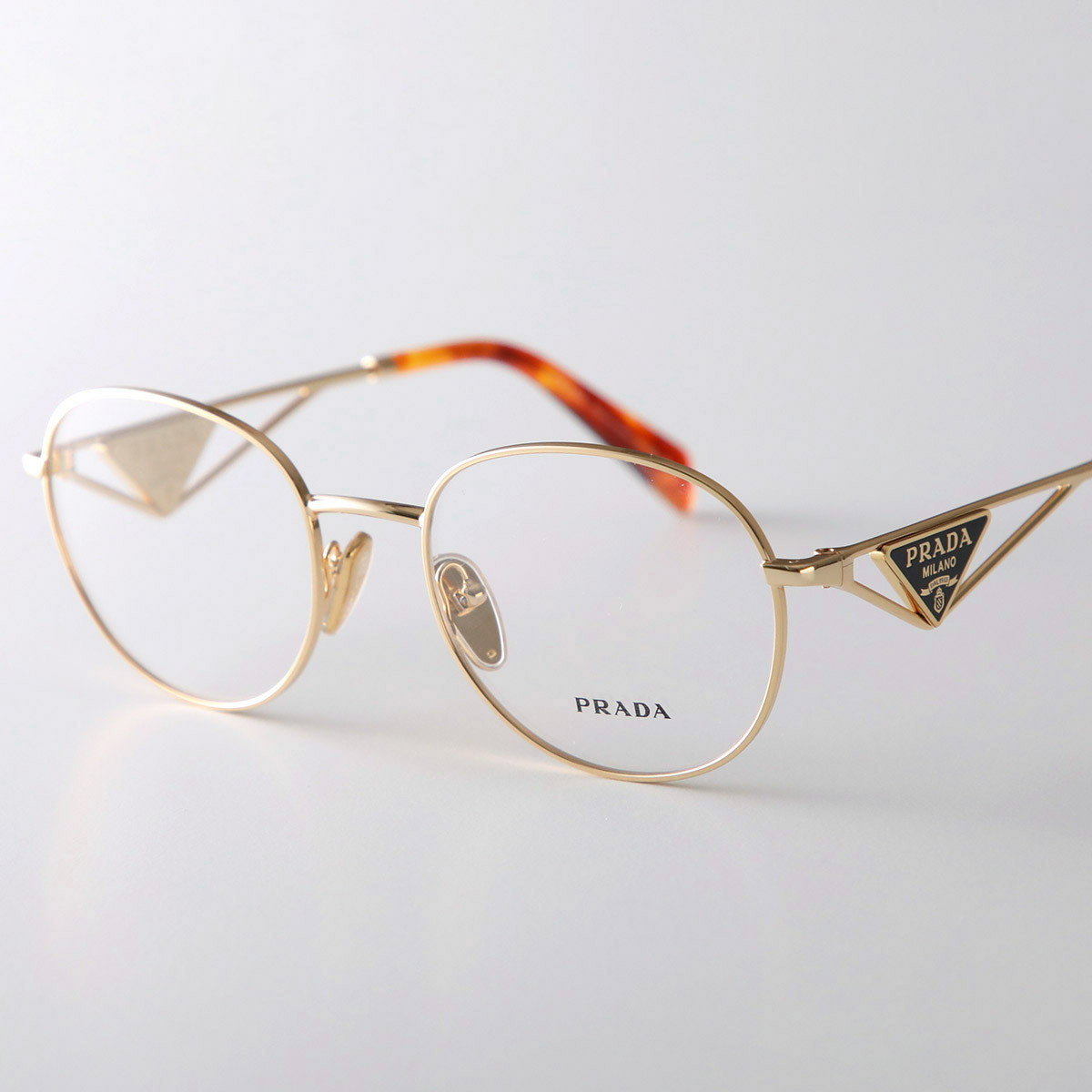 PRADA プラダ メガネ VPR A50 レディース ボストン型 メタル