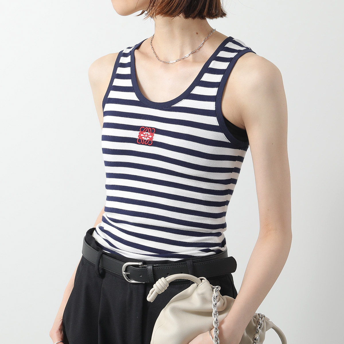 ★LOEWE★ ロエベ S359Y23X89 タンクトップ LOEWE ロエベ ノースリーブ S359Y23X89 レディース タンクトップ