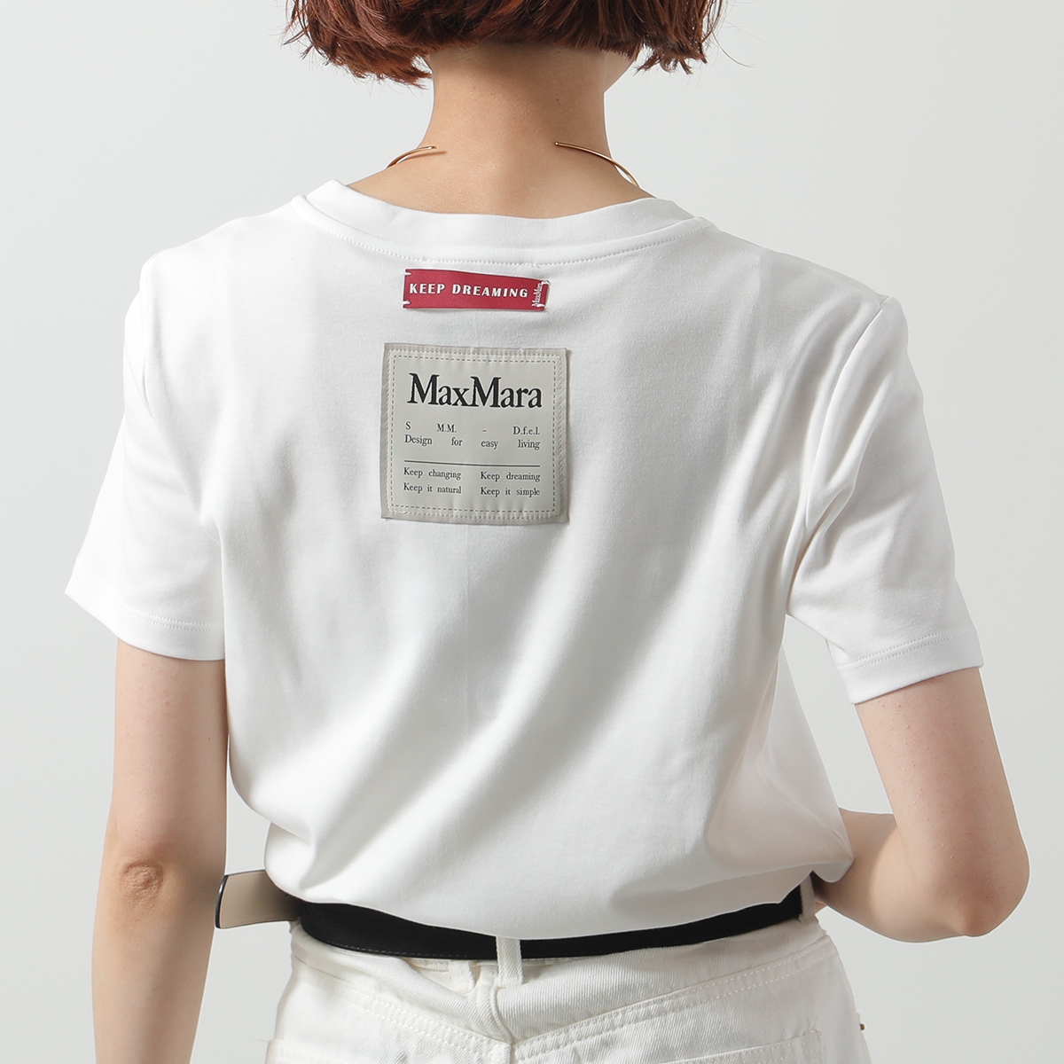 S Maxmara マックスマーラ GEMMA ジェンマ Tシャツ ホワイト M S MAXMARA MAX MARA エス マックスマーラ Tシャツ GEMMA