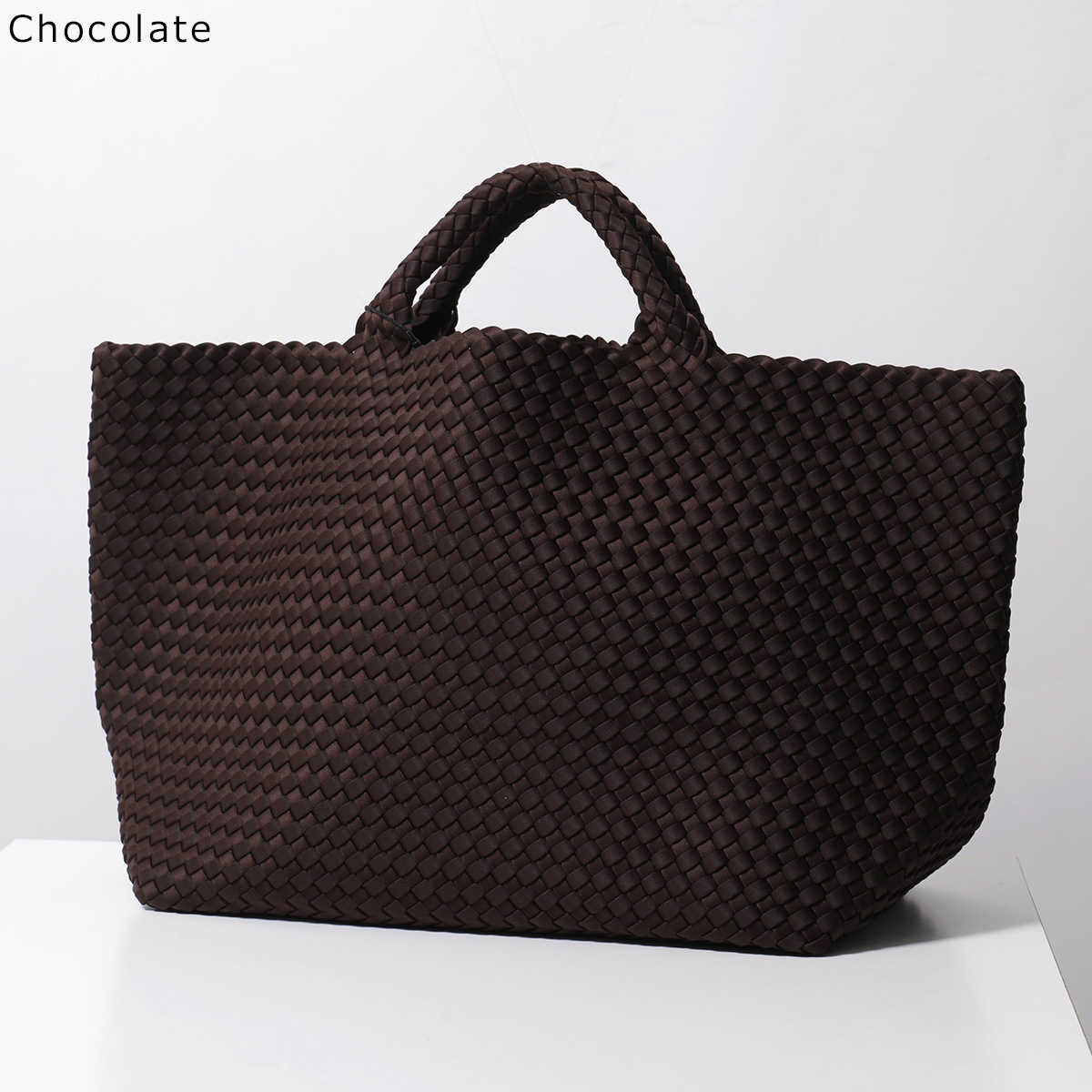NAGHEDI ナゲディ トートバッグ St Barths Large Tote SN03014LD レディース ネオプレン メッシュ 編み込み マザーズバッグ 鞄の画像